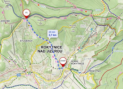 Cyklostezka 5 (Rokytnice nad Jizerou, býv. info. KRNAP – Studenov)