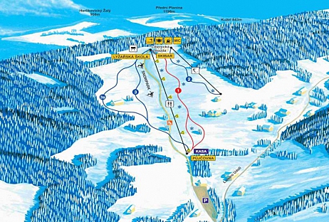 SKI AREÁL Luisino údolí