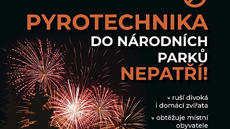 Pyrotechnika do národního parku nepatří!
