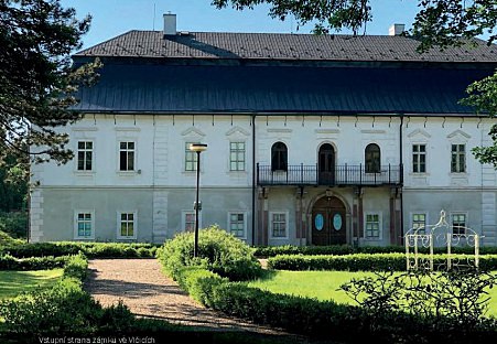 Vlčice – zámek v místě tvrze